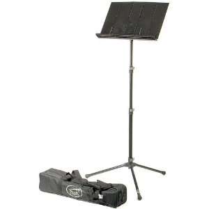  Peak SMS 50 Tall Black Aluminum Music Stand with Carry Bag 