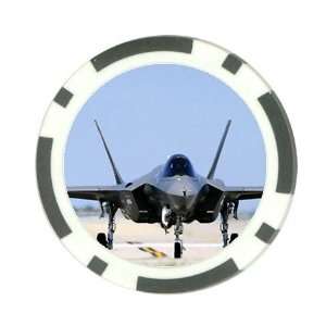  F35 Jet fighter plane Poker Chip Card Guard Great Gift 