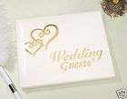 SILVER Heart Wedding Guest Book party supplies favors