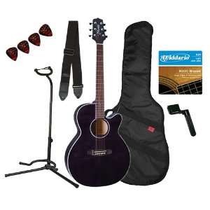  Takamine EG440CSTCY Acoustic Electric Translucent Charcoal 