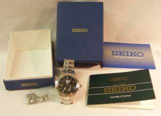 Seiko Watch Cal. 7D48 Coutura Kinetic Sapphire Crystal  