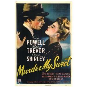  Murder My Sweet (1944) 27 x 40 Movie Poster Style A