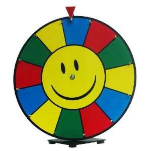  24 Smile Face Dry Erase Prize Wheel 