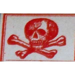  Skull and Crossbones Poison Label, 1920s Everything 