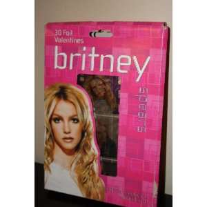  Britney Spears Foil Valentines Cards and seals (30 count 