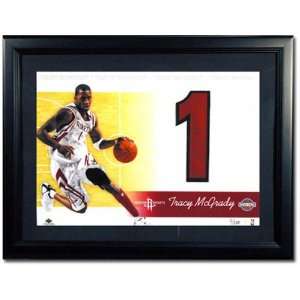  Tracy McGrady Houston Rockets Unsigned Jersey Numbers 
