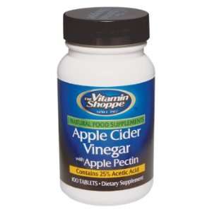   Cider Vinegar W/Apple Pectin, 100 tablets