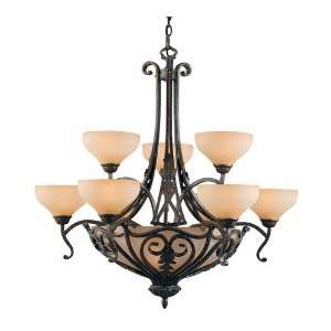   31084 Passion 12 Light Chandeliers in Brone Oro