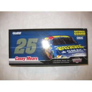  Signed Nascar Casey Mears #25 07 National Guard / GMAC 