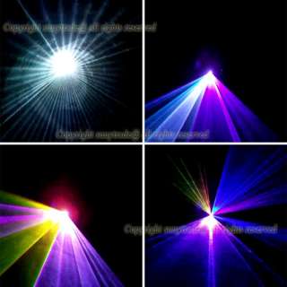 PRO. New SHINP® Full Color Animation Laser Stage Lighting ILDA+DMX DJ 