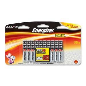 Energizer Max E92b16f4 General Purpose Battery Aaa   Alkaline   1.5 V 