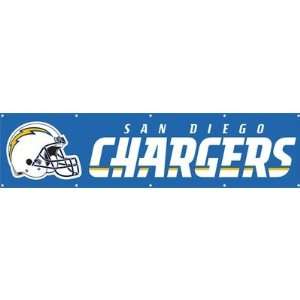  BSD Chargers Giant 8 Foot X 2 Foot Nylon Banner 