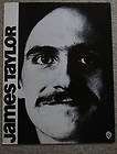 James Taylor early 70s Warner Brothers promo poster