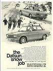 1971 Datsun 1200 & 510 2 Door Sedans photo car print ad  