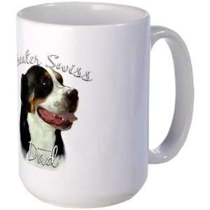  Swissy Dad2 Pets Large Mug by  