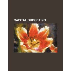  Capital budgeting (9781234556617) U.S. Government Books