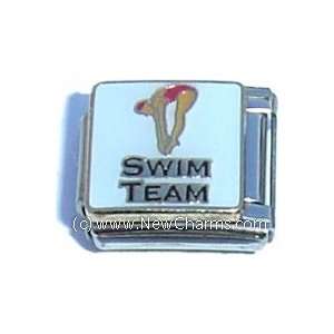  Swim Team Italian Charm Bracelet Jewelry Link Jewelry