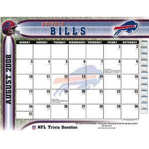  Buffalo Bills NFL 22 x 17 Academic Desk Calendar Sports 
