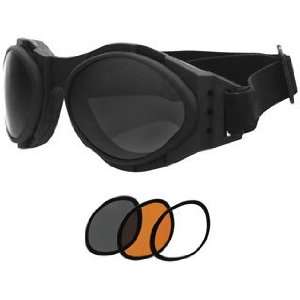  Bobster Bugeye II Thermoplastic Interchangeable Goggles 