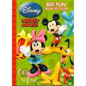  Mickey Mouse Christmas Big Fun Book To Color Toys & Games