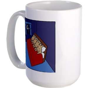 Sleeping Bunnies Coffee Large Mug by 