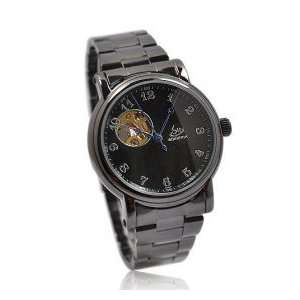 GORGEOUS WOMENS STAINLESS STEEL MECHANICAL WRIST WATCH