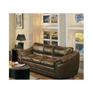 Coaster Casual Brown Taupe Leather Match Sofa. Coaster Sofas  