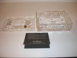 Waterford Crystal Wedding Heirloom Memento Box NIB  