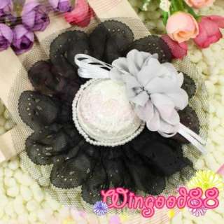 Ladies Girls Wedding Party Flower Mini Faux Pearl Fascinator Hat Hair 