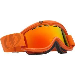   Snow Goggles Eyewear   Orange   Bronze/Red Chrome / One Size Fits All