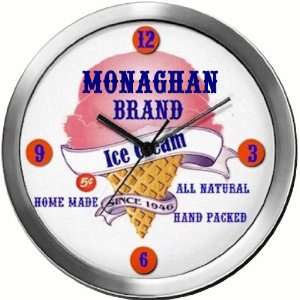  MONAGHAN 14 Inch Ice Cream Metal Clock Quartz Movement 