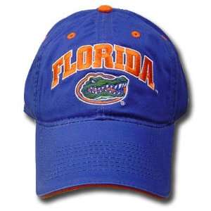   UF FLORIDA GATORS COTTON LOGO CAP HAT BLUE ADJ NEW