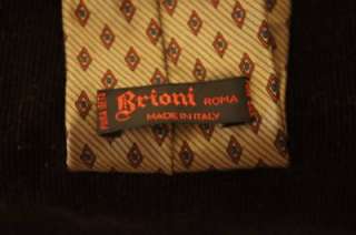 Brioni Roma Men Pure Silk Multi Color Neck Tie Ties  