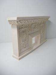 Dollhouse Cast Resin Fireplace F5 Grand Baroque  