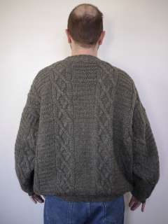 BRITCHES Chunky Cable Knit 100% WOOL Mens SWEATER UK Made L XL  