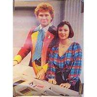 Doctor Who British TV Colin Baker & Peri Poster #GW5  
