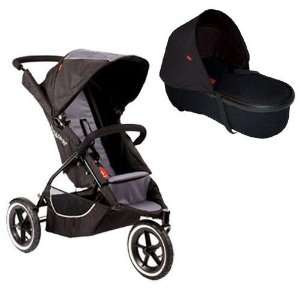 Phil and Teds C7KIT4 classic buggy single travel system   Black with 
