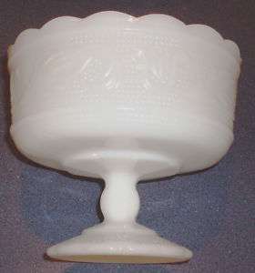 Vintage Milk Glass Candy Dish by E.O. Brody Co.  
