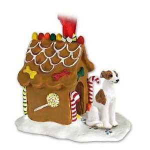  Whippet Gingerbread House Christmas Ornament