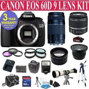  IS Lens + Canon 75 300 Zoom Lens + 42X Super Wide Angle Fisheye Lens 
