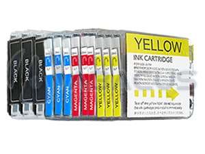 12 PK Printer Ink Cartridges LC51 LC 51 for BROTHER  
