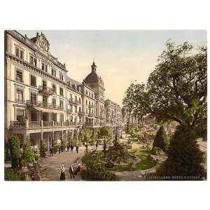  Photochrom Reprint of Interlaken, Grand Hotel Victoria 