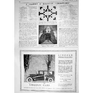  1925 VISCOUNT HALDANE CLOAN LINCOLN MOTOR CARS WOODBINE 