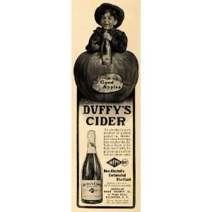  1904 Ad Duffys Apple Cider American Fruit Product Drink 