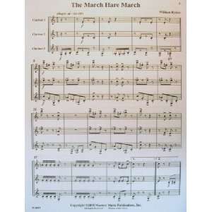    The March Hare March for Clarinet Trio William Ryden Books