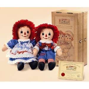    Raggedy Ann & Andy Certificate Dolls Boxed Set Toys & Games