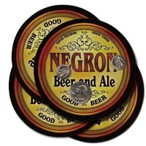  Negron Beer and Ale Coaster Set