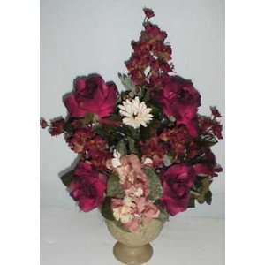  Rose, Hydrangea and Delphinium Arrangement