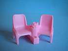 Fisher Price Sweet Streets Doll House Hospital Pink Waiting Chair