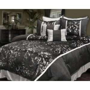  Farina Black California King Bed Set